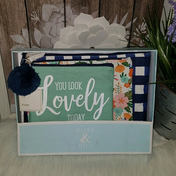 Olive & hill trio pouch bags floral - Picture 5 of 6